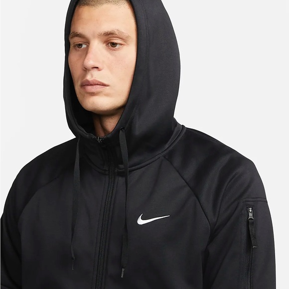 Black Nike Men’s Jacket XL Tall Therma Fit - Picture 3 of 4